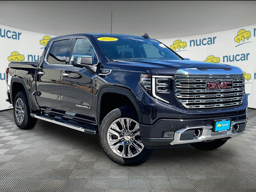 Titanium Rush Metallic 2022 GMC Sierra 1500 Pickup Truck Four-Wheel Drive Automatic
