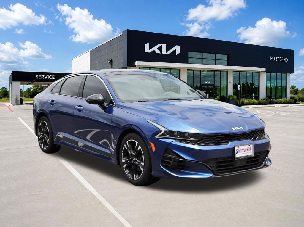 2024 Kia K5 GT-Line Blue at Shottenkirk Kia Fort Bend