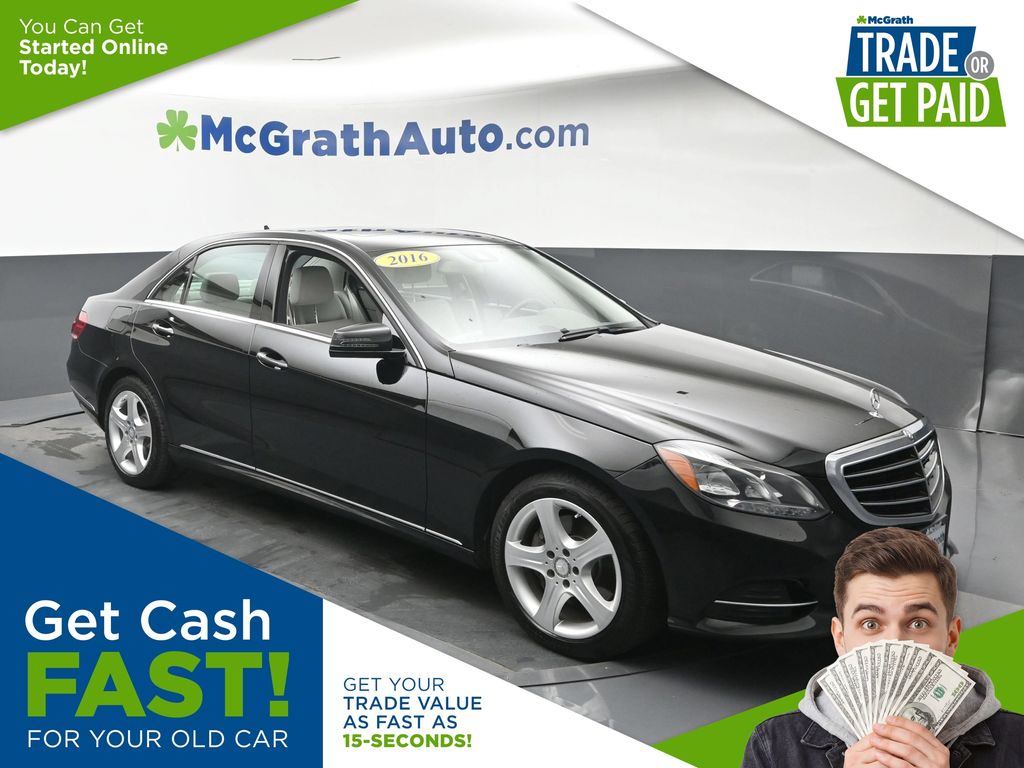 Black 2016 Mercedes-Benz E-Class Sedan All-Wheel Drive 7-Speed Automatic
