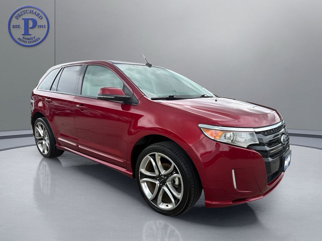 Red 2013 Ford Edge SUV / Crossover All-Wheel Drive 6-Speed Automatic
