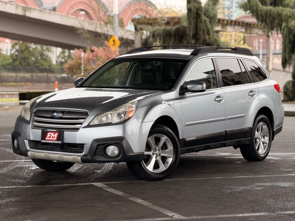 Ice Silver Metallic 2013 Subaru Outback Wagon All-Wheel Drive Continuously Variable Transmission