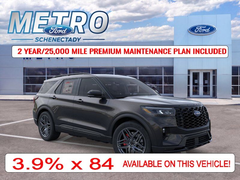 Agate Black Metallic 2026 Ford Explorer SUV / Crossover All-Wheel Drive Automatic