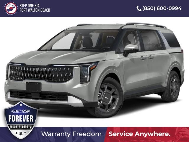 Blue 2027 Kia Carnival Hybrid Minivan Front-Wheel Drive 6-Speed Automatic