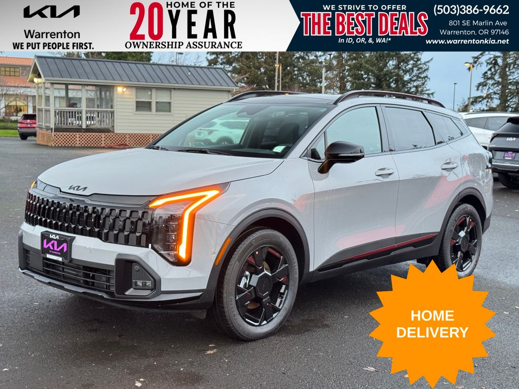 Wolf Gray 2026 Kia Sportage Hybrid Plug-In X-Line Prestige AWD SUV / Crossover All-Wheel Drive 6-Speed Automatic