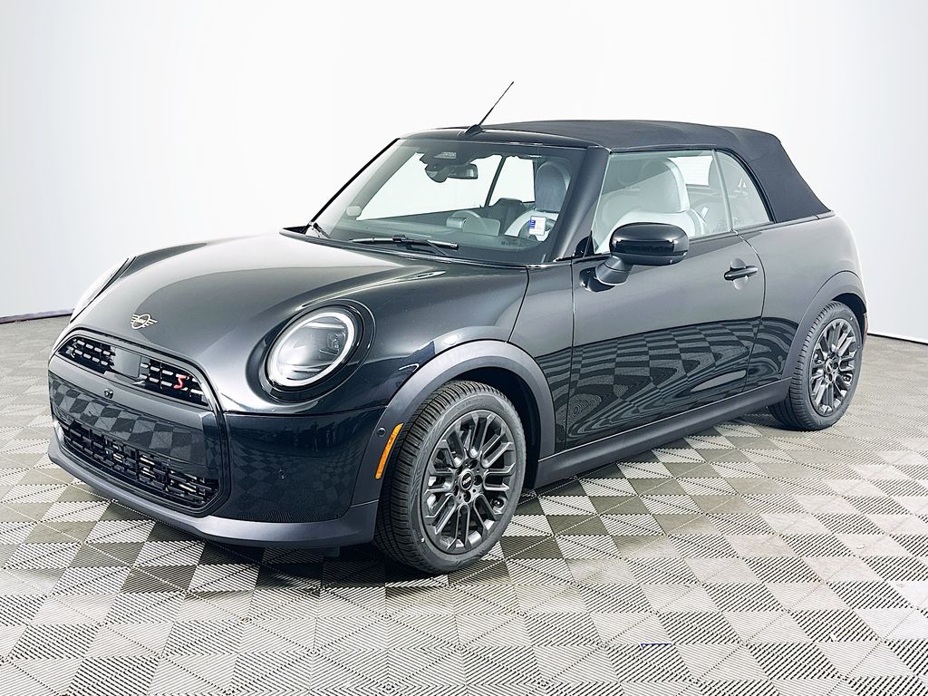 Midnight Black 2026 MINI Cooper Convertible Front-Wheel Drive 7-Speed Automatic