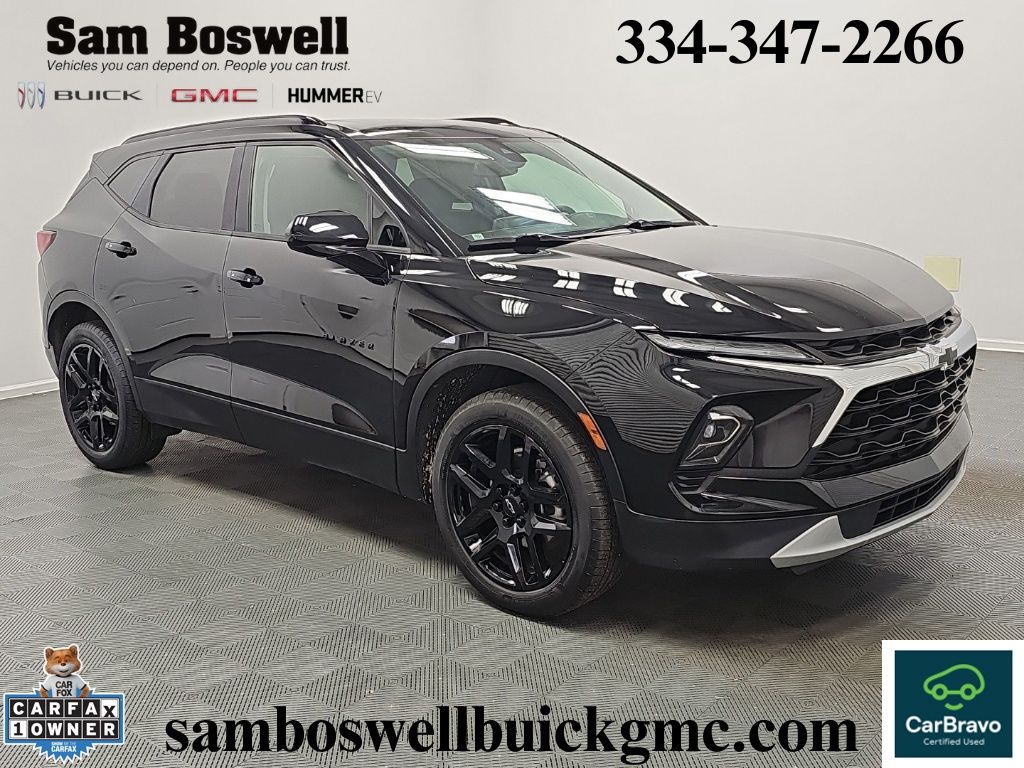 Black 2024 Chevrolet Blazer SUV / Crossover Front-Wheel Drive 9-Speed Automatic Overdrive