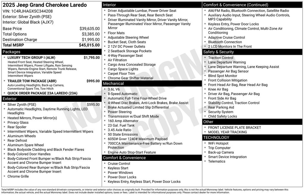 Used 2025 Silver Jeep Laredo image 32