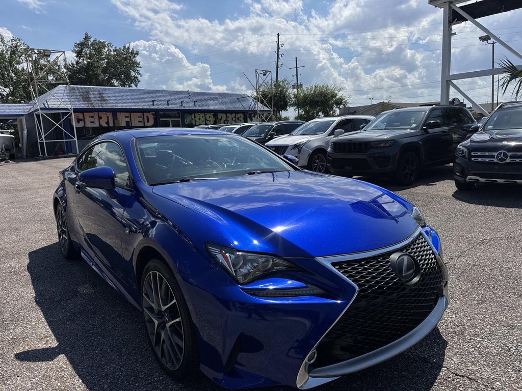 Blue Mica 2017 Lexus RC Coupe All-Wheel Drive 6-Speed Automatic