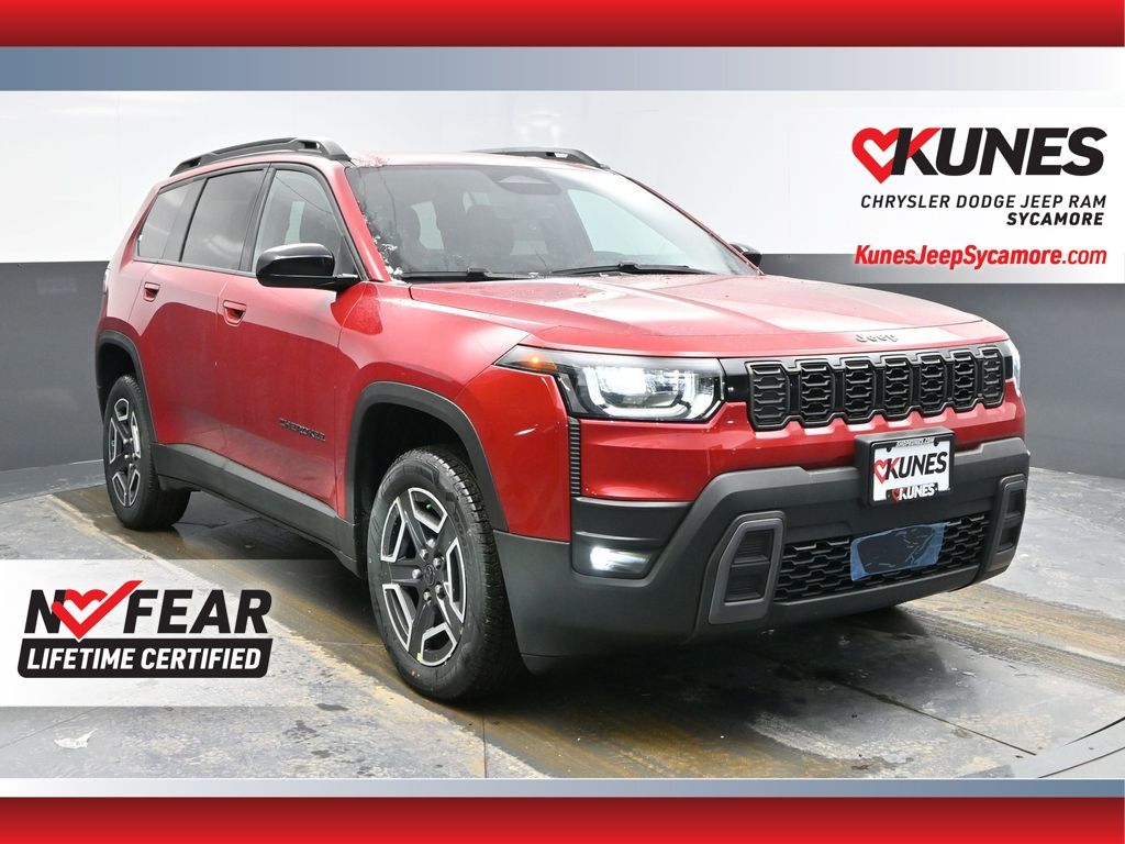 Red Hot Pearlcoat 2026 Jeep Cherokee SUV / Crossover Four-Wheel Drive Continuously Variable Transmission