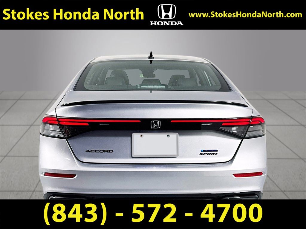 2026 Honda Accord Hybrid Sport-L Silver at Stokes Honda North