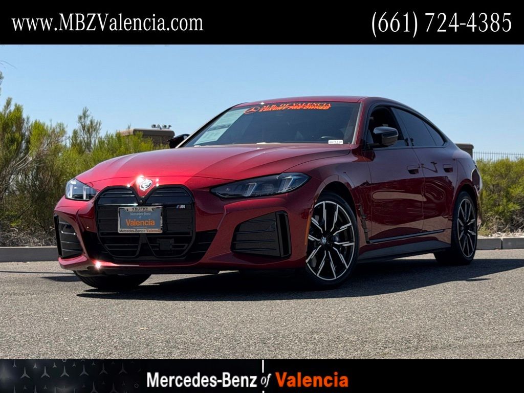 Vegas Red Metallic 2025 BMW i4 Sedan All-Wheel Drive Automatic