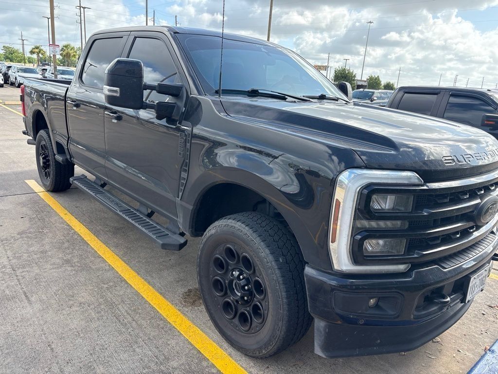 Black Metallic 2024 Ford F-250 Super Duty Pickup Truck Four-Wheel Drive Automatic
