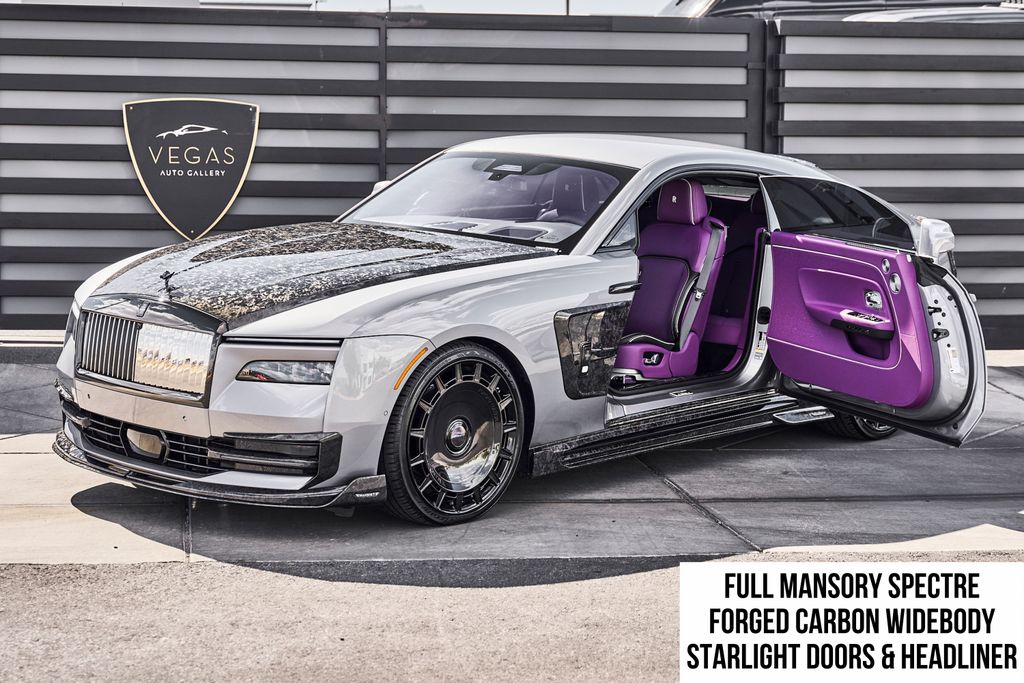 Jubilee Silver 2025 Rolls-Royce Black Badge Spectre Coupe All-Wheel Drive 1-Speed Dual Clutch
