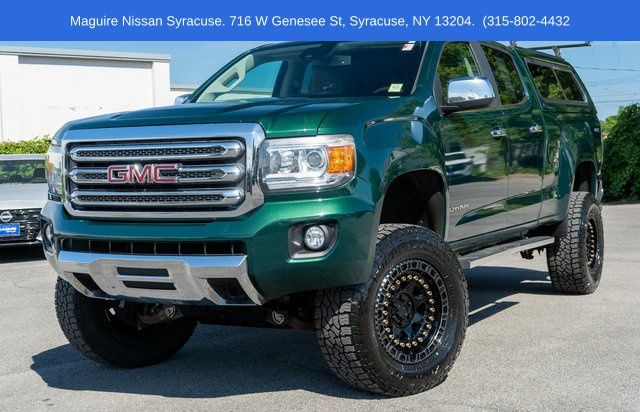 Emerald Green Metallic 2016 GMC Canyon Pickup Truck Four-Wheel Drive 6-Speed Automatic
