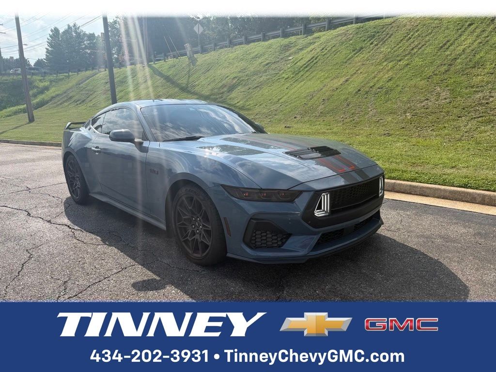 Vapor Blue 2024 Ford Mustang Coupe Rear-Wheel Drive Automatic