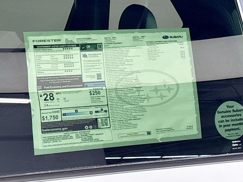 2026 Subaru Forester Touring