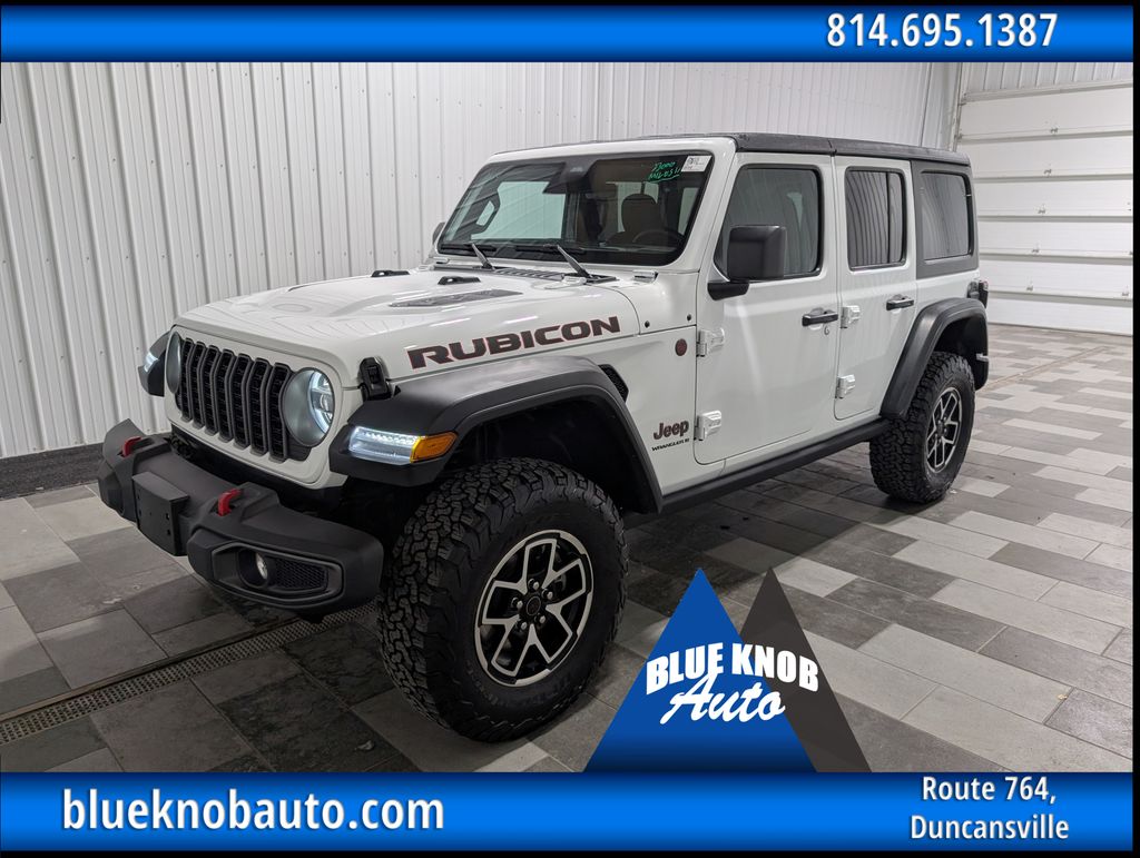 Bright White Clearcoat 2025 Jeep Wrangler SUV / Crossover Four-Wheel Drive 8-Speed Automatic