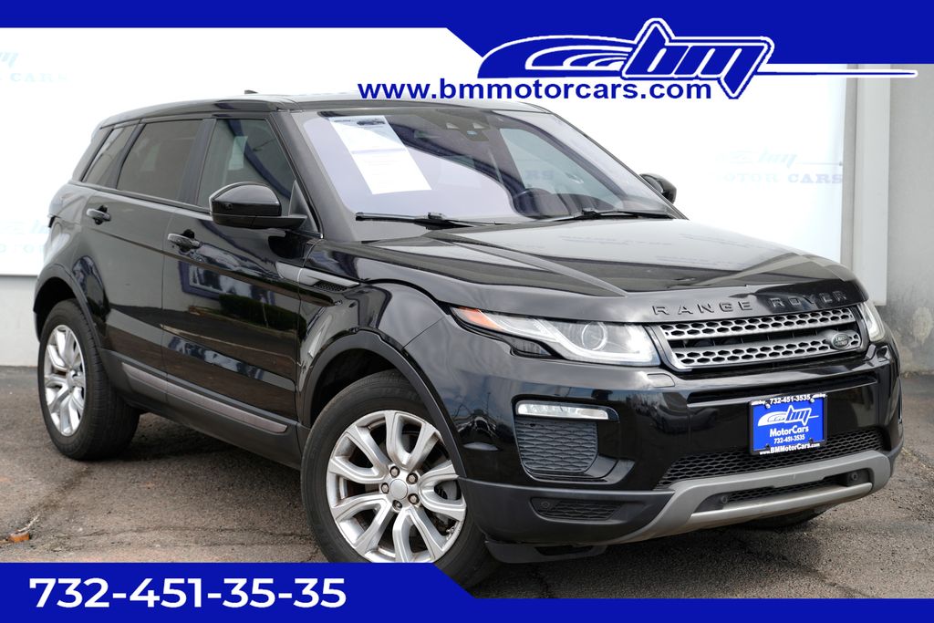 Black 2018 Land Rover Range Rover Evoque SUV / Crossover 9-Speed Automatic