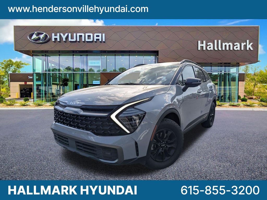 Wolf Gray/Ebony Black Roof 2023 Kia Sportage X-Pro Prestige AWD SUV / Crossover All-Wheel Drive 8-Speed Automatic