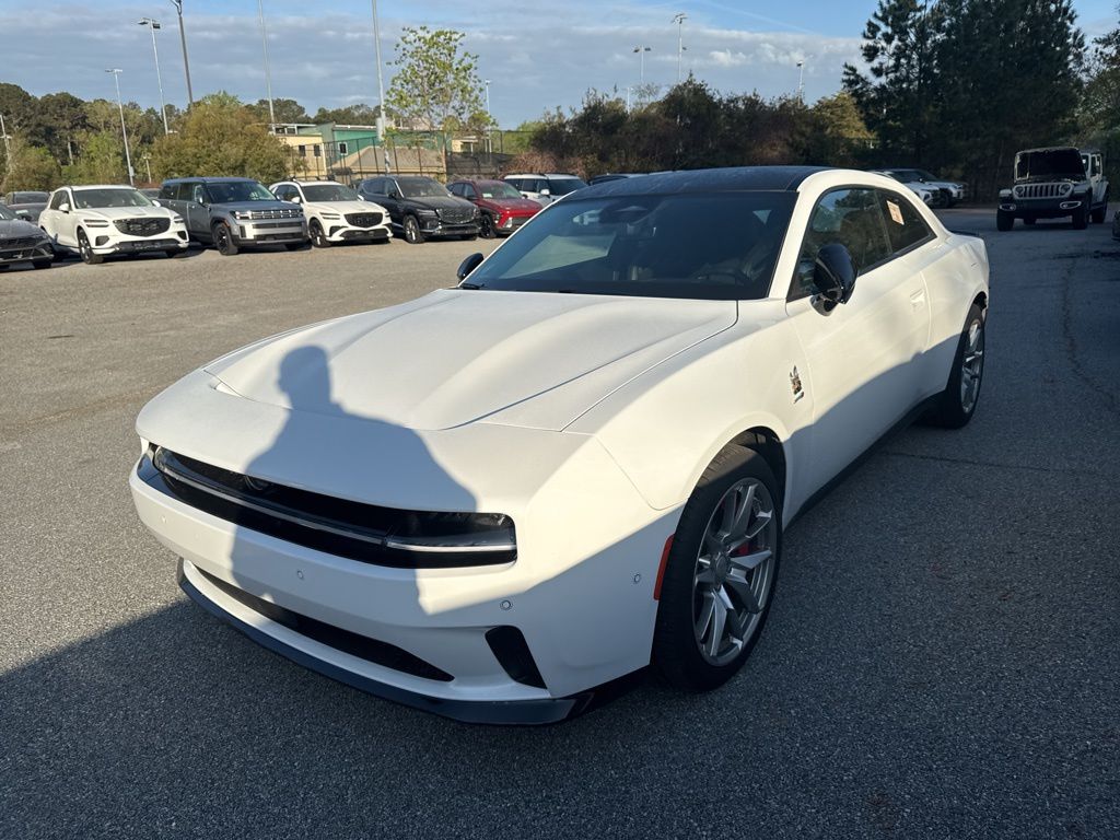 Bright White Clearcoat 2024 Dodge Charger Daytona Scat Pack AWD Coupe All-Wheel Drive 1-Speed Automatic