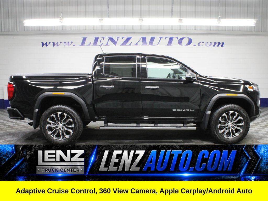 Onyx Black 2023 GMC Canyon Pickup Truck Four-Wheel Drive 8-Speed Automatic