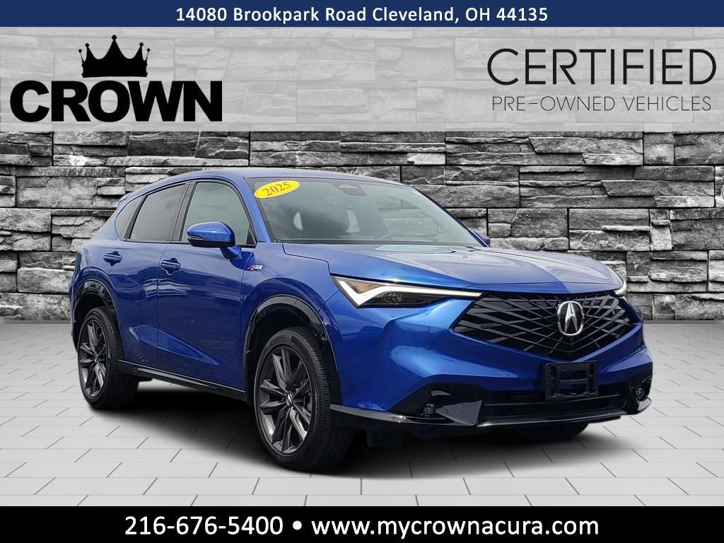 Adriatic Blue Sea M 2025 Acura ADX SUV / Crossover All-Wheel Drive Continuously Variable Transmission