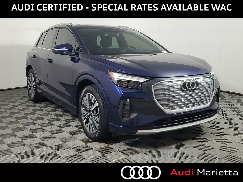 Navarra Blue Metallic 2023 Audi Q4 e-tron SUV / Crossover Rear-Wheel Drive Automatic