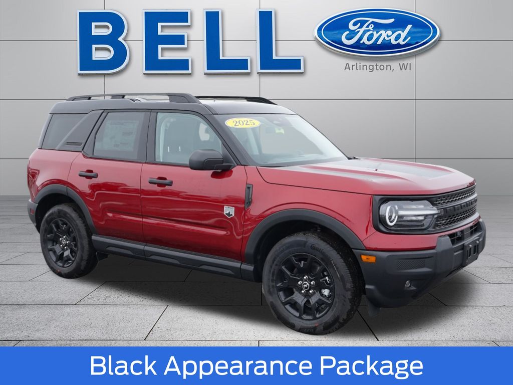 Ruby Red Metallic Tinted Clearcoat 2025 Ford Bronco Sport SUV / Crossover All-Wheel Drive 8-Speed Automatic