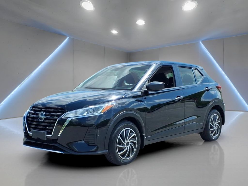 Super Black 2021 Nissan Kicks S FWD SUV / Crossover Front-Wheel Drive Continuously Variable Transmission