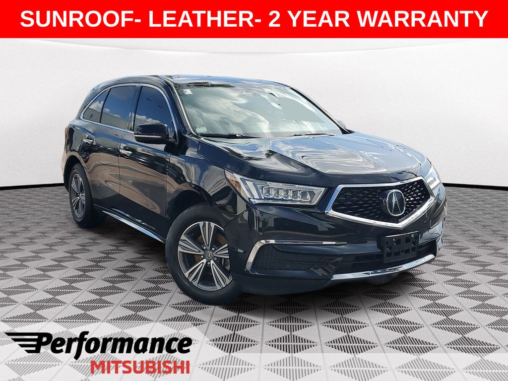 Black 2019 Acura MDX SUV / Crossover All-Wheel Drive 9-Speed Automatic