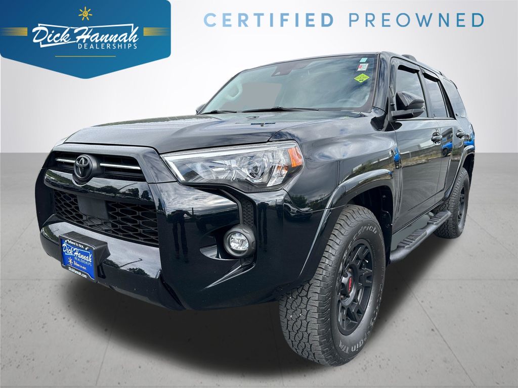 Midnight Black Metallic 2022 Toyota 4Runner SUV / Crossover Four-Wheel Drive 5-Speed Automatic