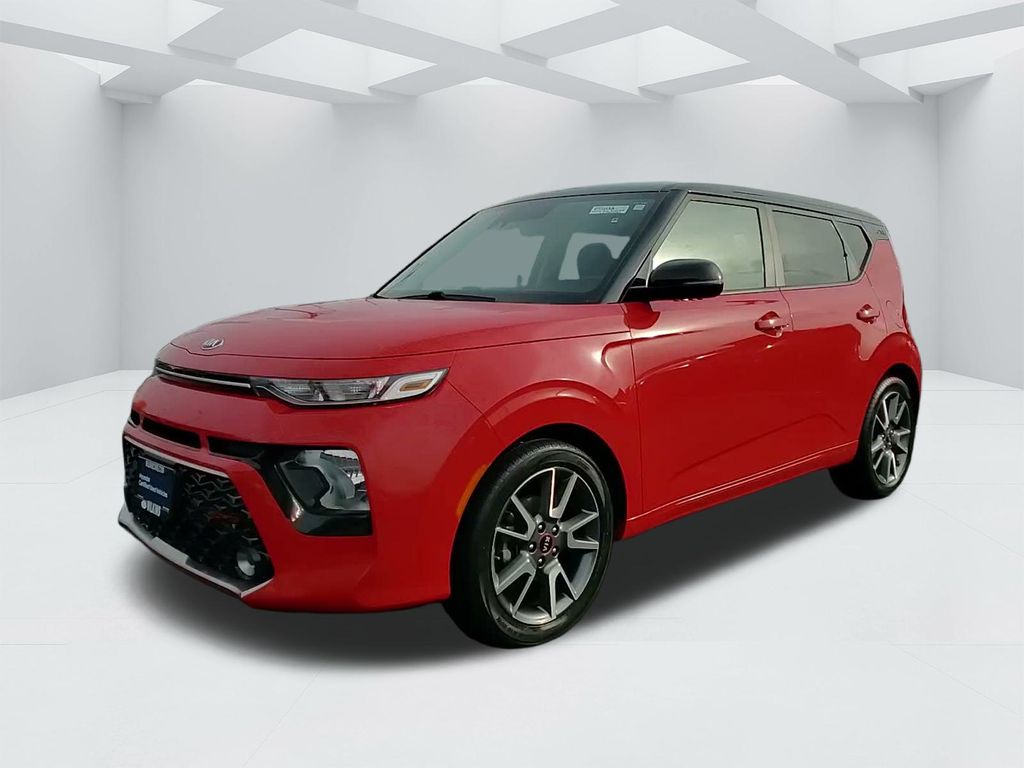 Inferno Red/Black Roof 2020 Kia Soul GT-Line FWD SUV / Crossover Front-Wheel Drive Continuously Variable Transmission