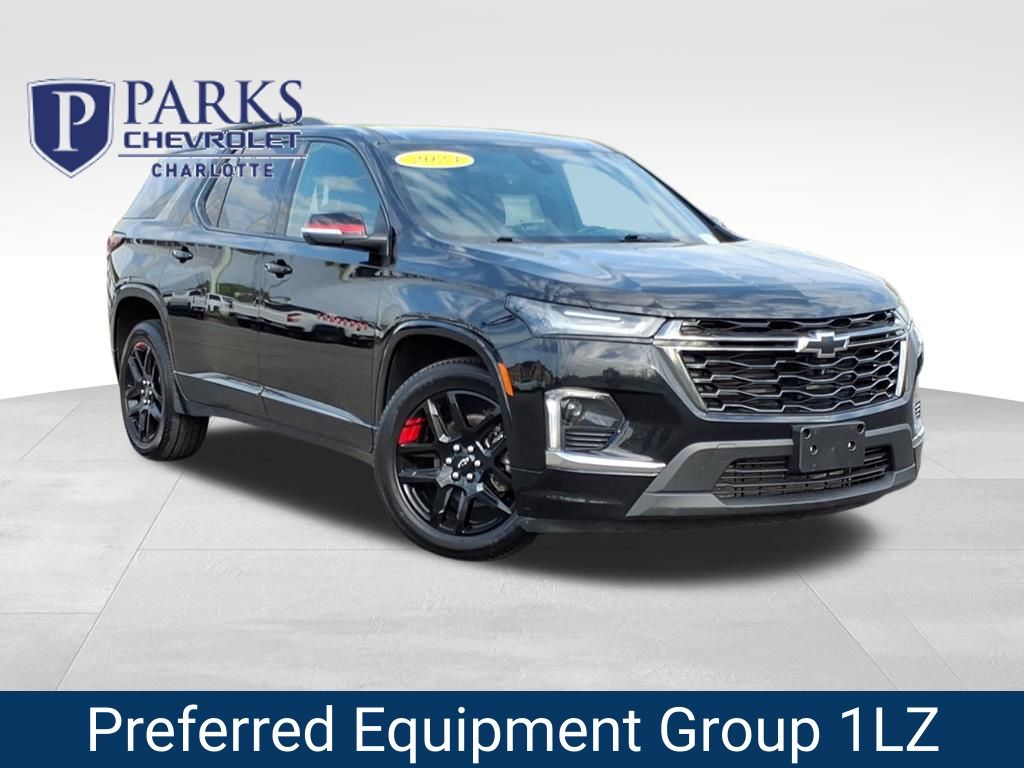 Mosaic Black Metallic 2023 Chevrolet Traverse Premier AWD SUV / Crossover Four-Wheel Drive 9-Speed Automatic
