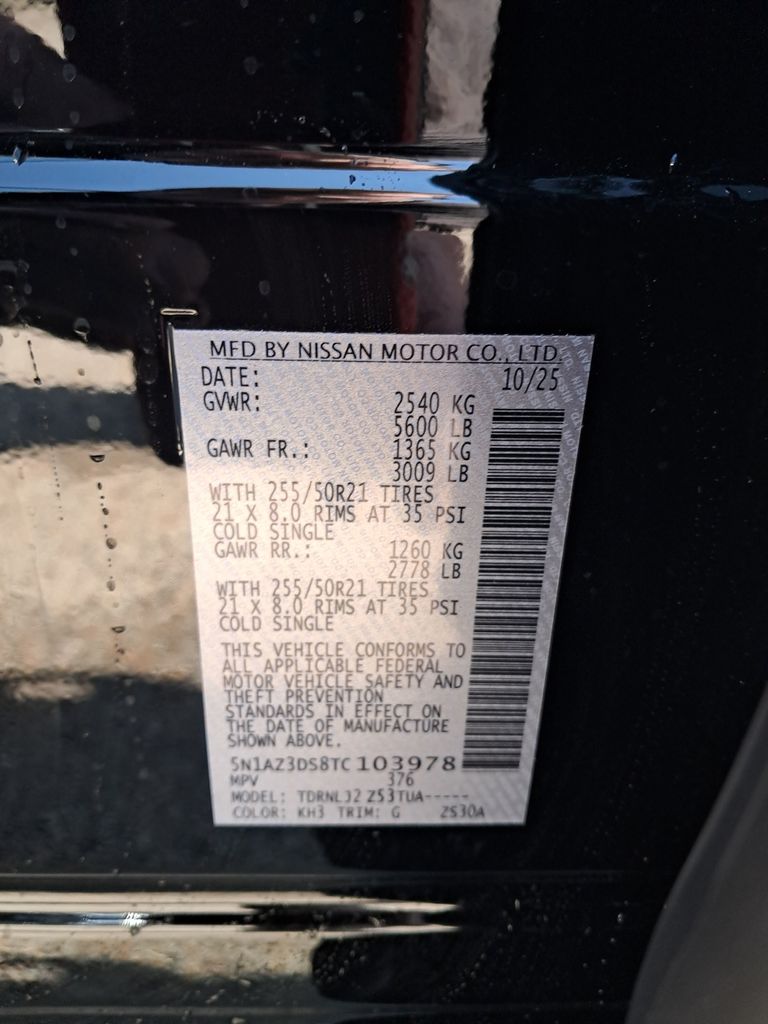 2026 Nissan Murano Platinum Black at John Sisson Motors