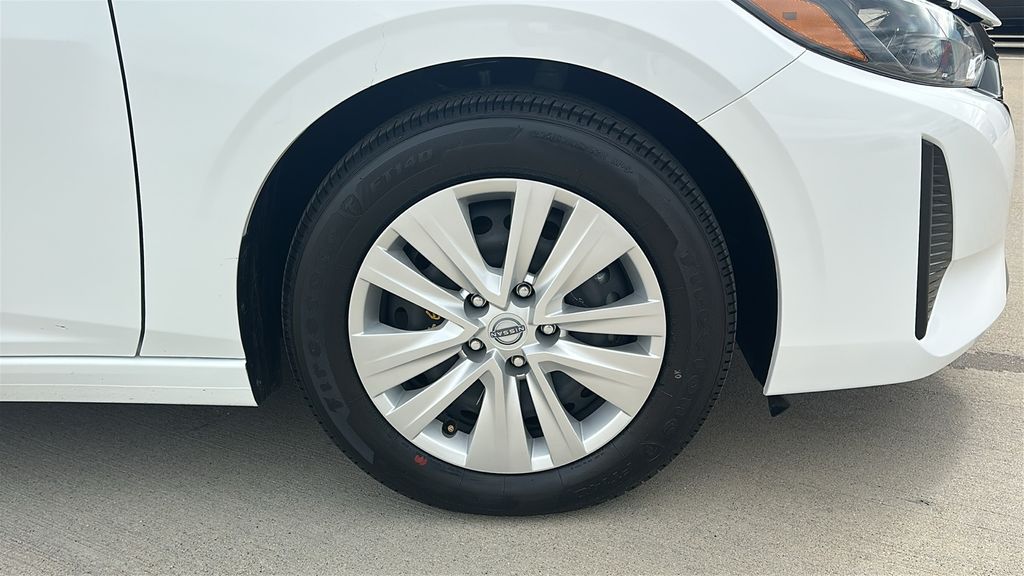 2025 Nissan Sentra S White at Central Houston Nissan