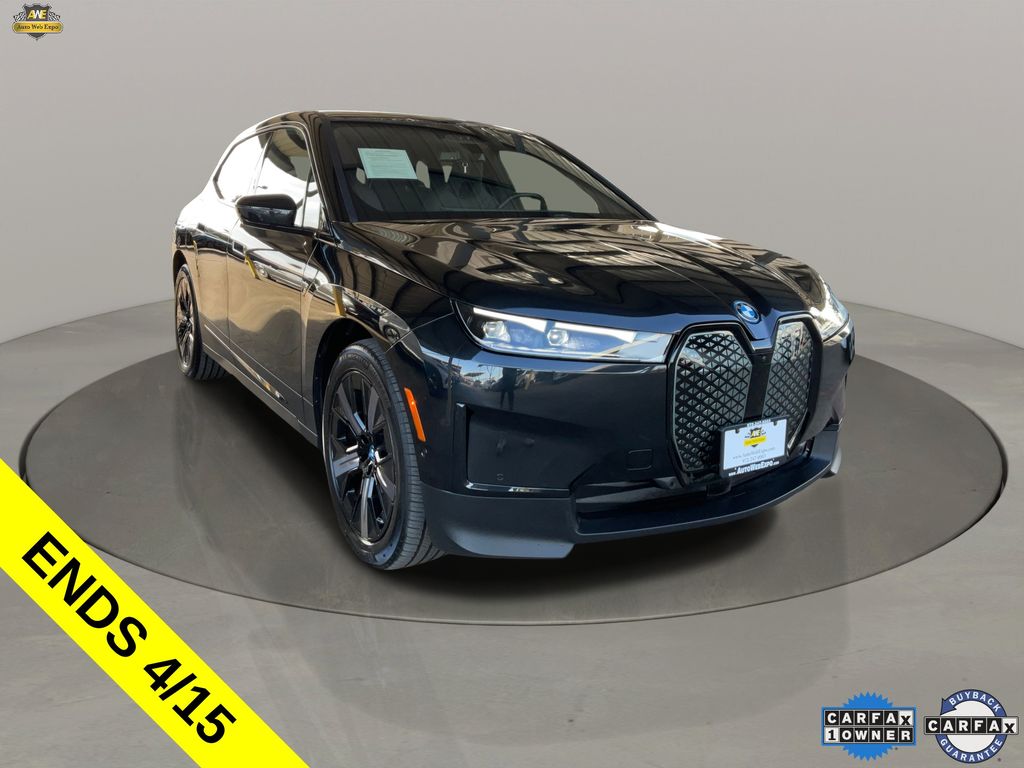 Black Sapphire Metallic 2024 BMW iX xDrive50 AWD SUV / Crossover All-Wheel Drive Automatic
