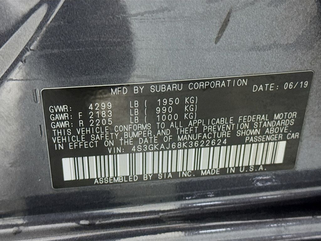 Used Car 2019 Subaru Impreza  2.0i Sport For Sale Under $20,000 In Austin, Texas