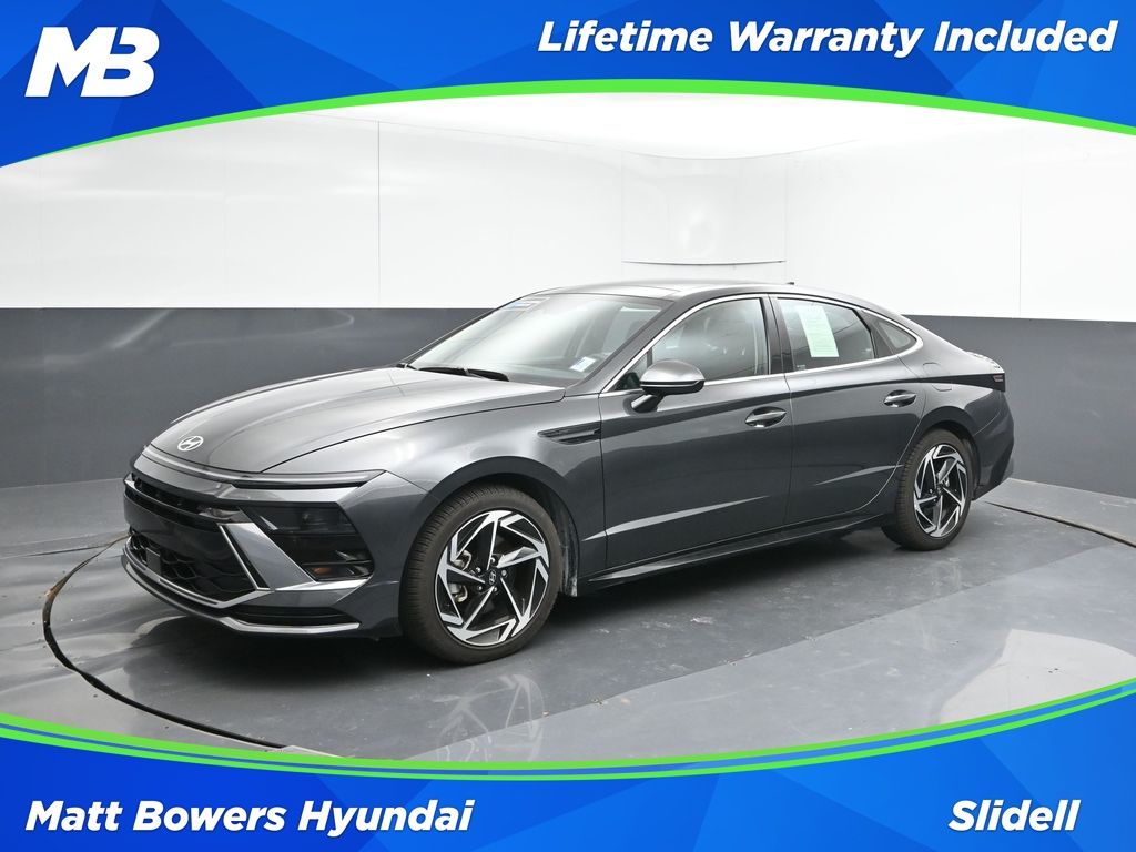 Portofino Gray 2025 Hyundai Sonata Sedan Front-Wheel Drive 8-Speed Automatic