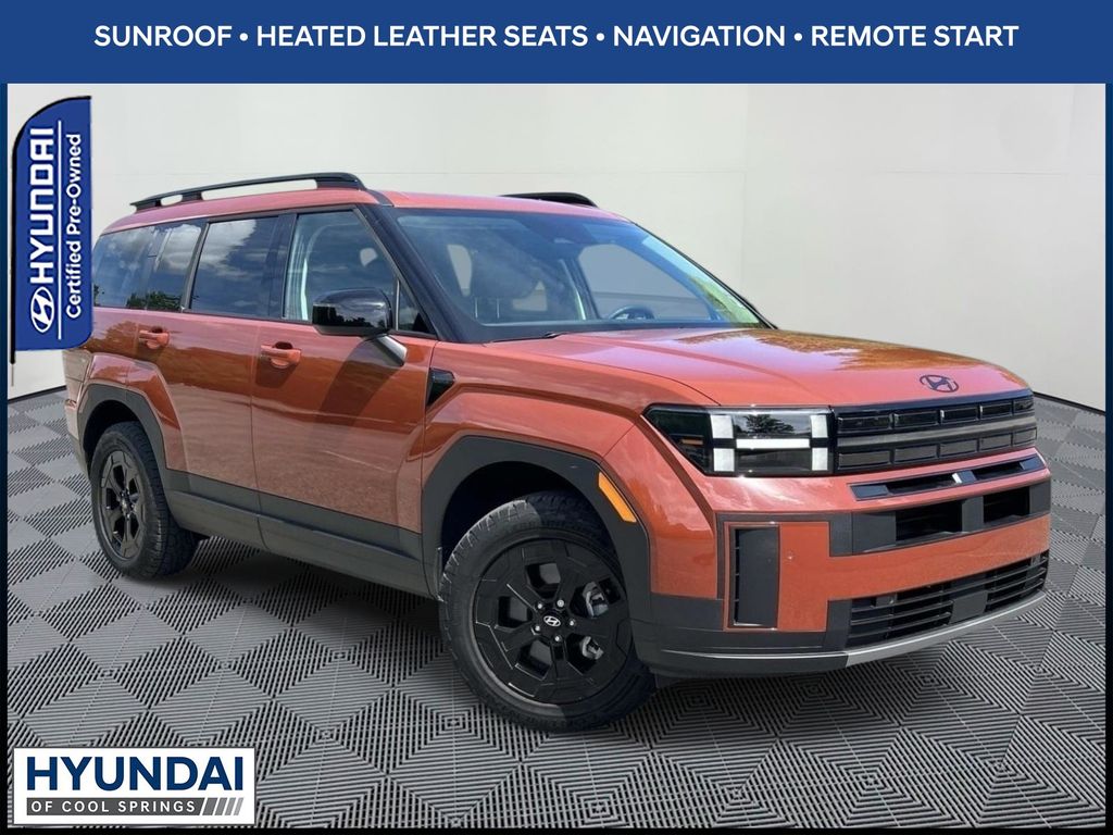 Orange 2025 Hyundai Santa Fe SUV / Crossover All-Wheel Drive Automatic