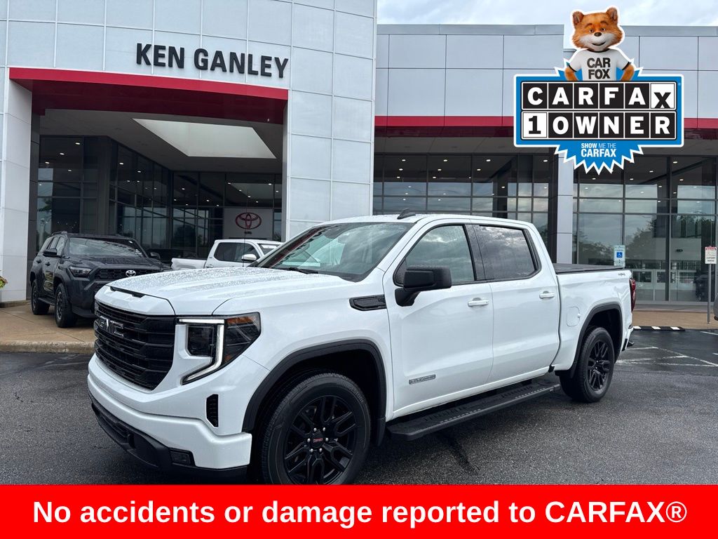 Summit White 2024 GMC Sierra 1500 Pickup Truck Four-Wheel Drive 8-Speed Automatic