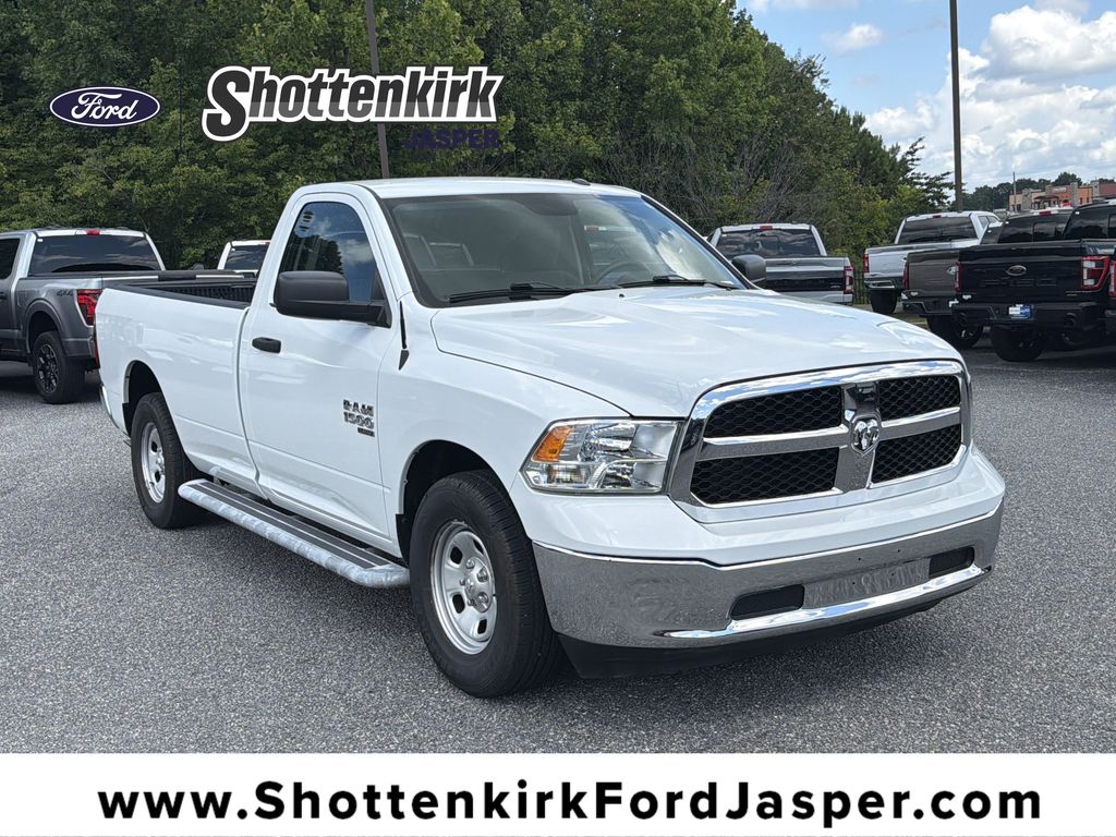 Bright White Clearcoat 2023 RAM 1500 Pickup Truck 4X2 8-Speed Automatic
