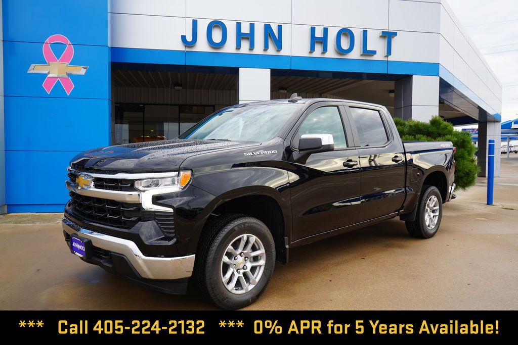 Black 2026 Chevrolet Silverado 1500 Pickup Truck Four-Wheel Drive Automatic