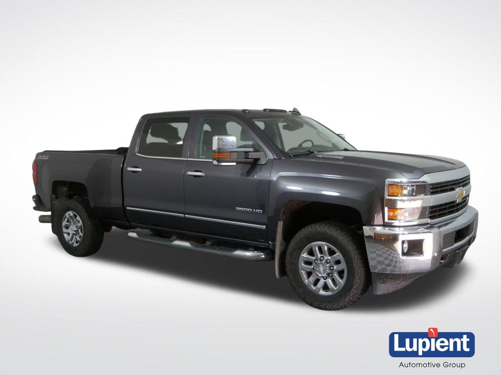 Gray (Tungsten Metallic) 2016 Chevrolet Silverado 3500HD Pickup Truck Four-Wheel Drive 6-Speed Automatic