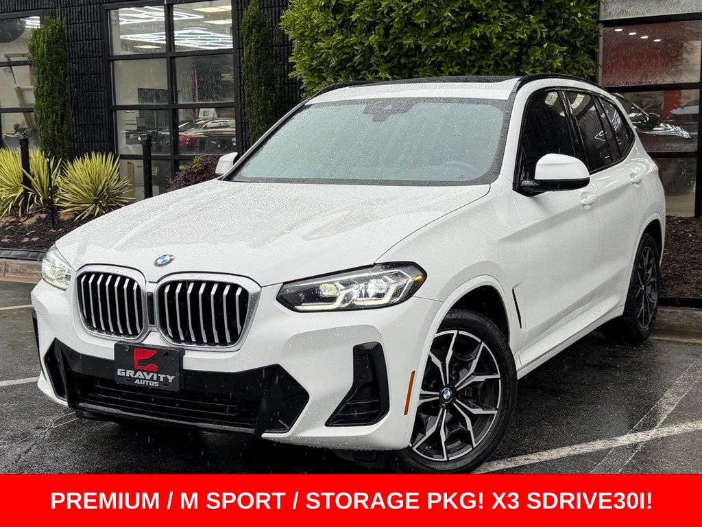 Alpine White 2023 BMW X3 SUV / Crossover Rear-Wheel Drive 8-Speed Automatic