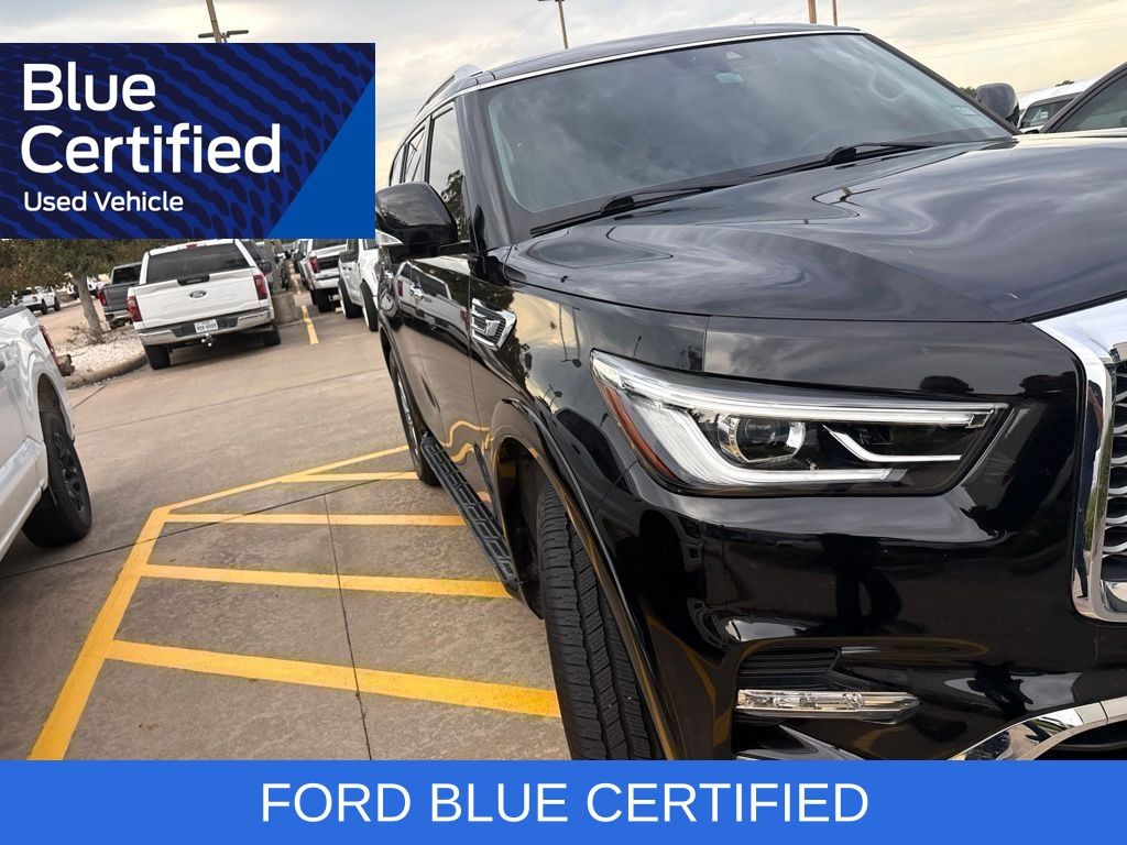 2022 INFINITI QX80 LUXE Black at Shottenkirk Kia Fort Bend