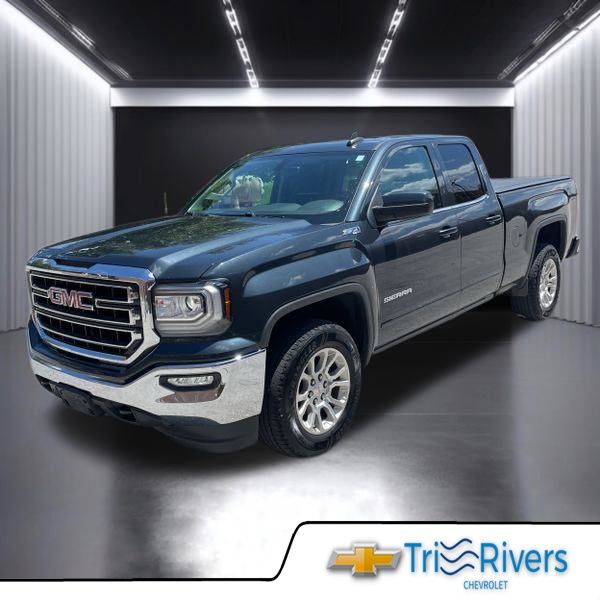Dark Slate Metallic 2017 GMC Sierra 1500 Pickup Truck Four-Wheel Drive 6-Speed Automatic Overdrive