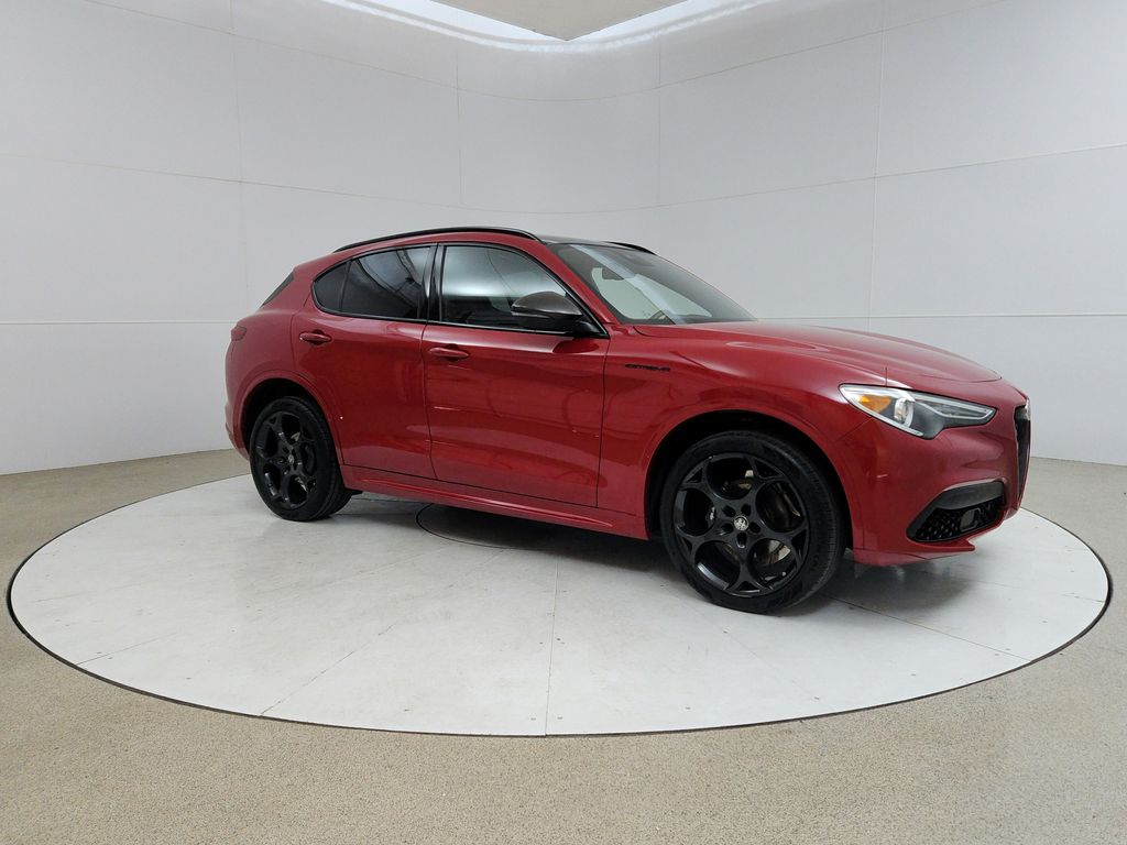Alfa Rosso 2023 Alfa Romeo Stelvio Estrema AWD SUV / Crossover All-Wheel Drive 8-Speed Automatic