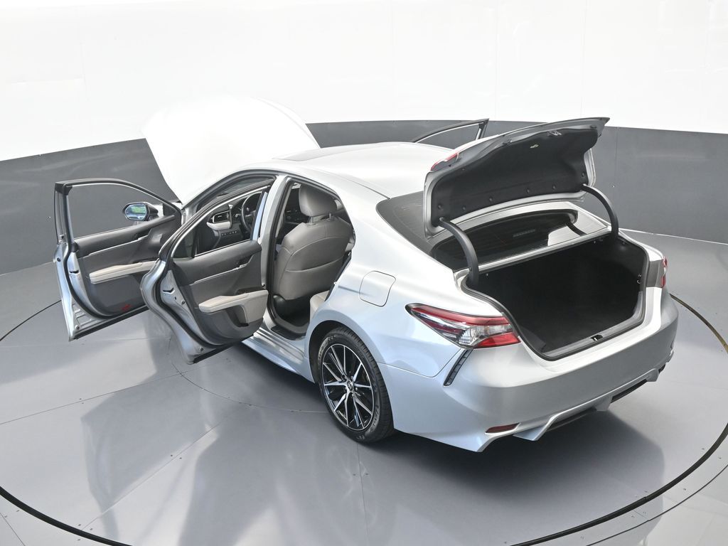 Used 2021 Celestial Silver Metallic Toyota SE image 63