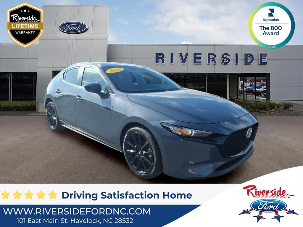 Polymetal Gray Metallic 2026 Mazda MAZDA3 Hatchback All-Wheel Drive 6-Speed Automatic
