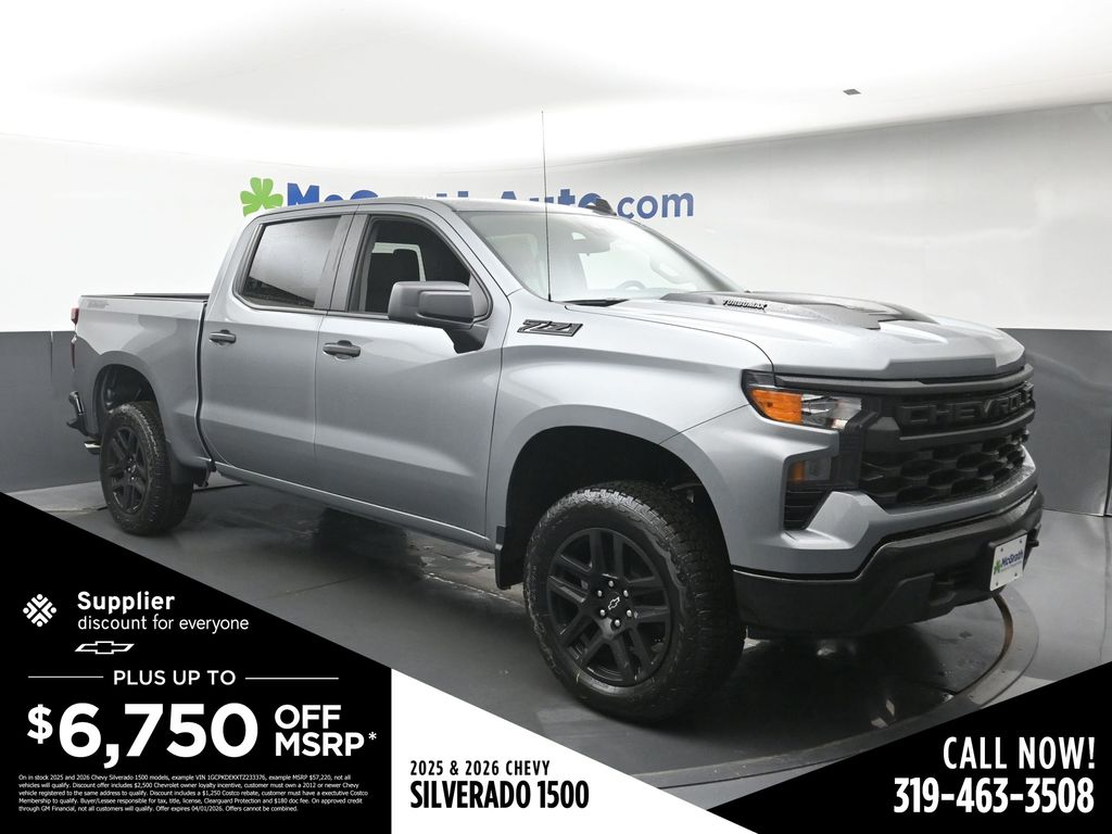 2026 Chevrolet Silverado 1500 Custom Trail Boss Crew Cab 4WD